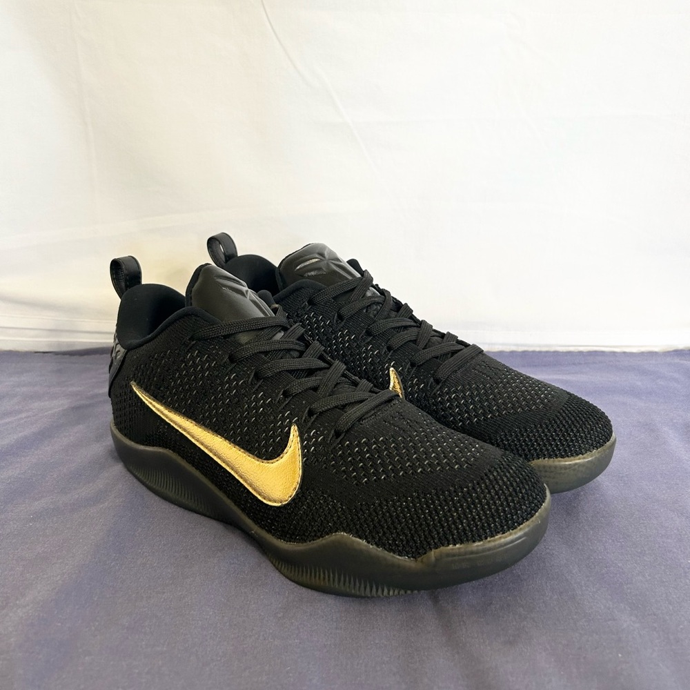 Nike Kobe 11 Elite Low Black/Gold size 8 MEN’S BASKETBALL SHOES - Picture 2 of 8